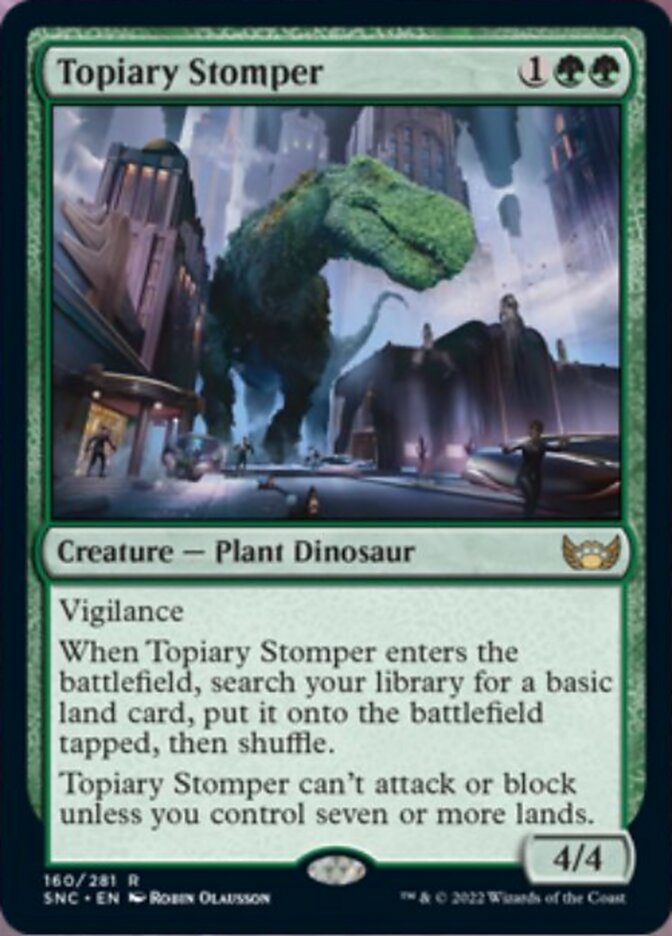 Topiary Stomper [Streets of New Capenna] | Card Merchant Takapuna