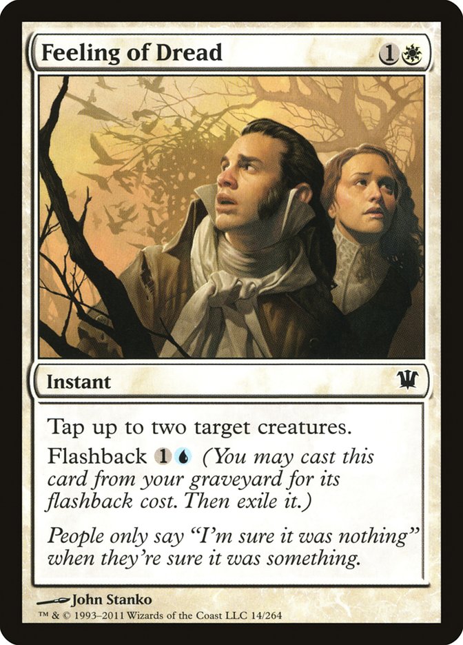 Feeling of Dread [Innistrad] | Card Merchant Takapuna