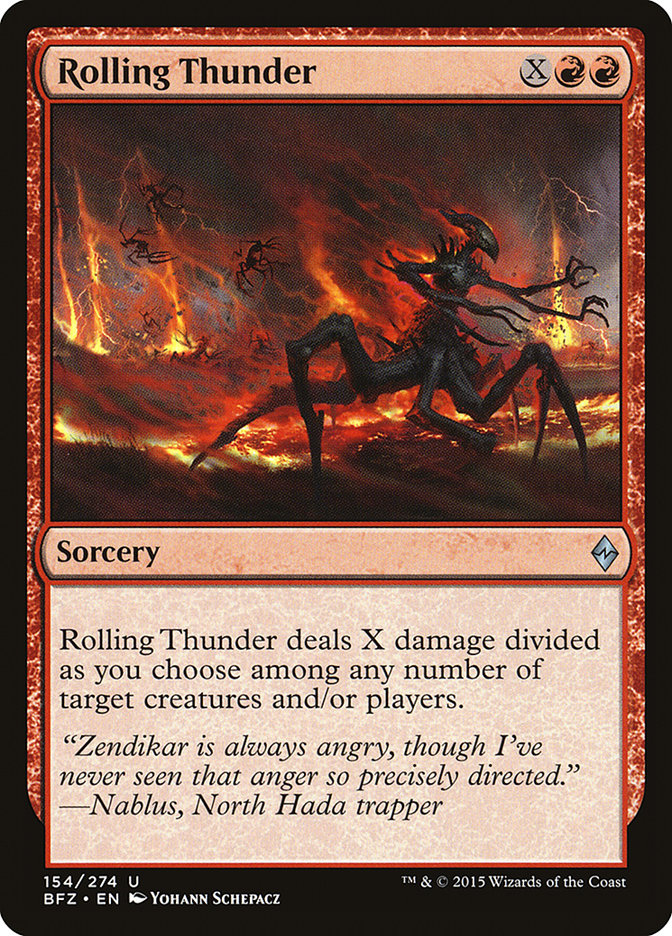 Rolling Thunder [Battle for Zendikar] | Card Merchant Takapuna