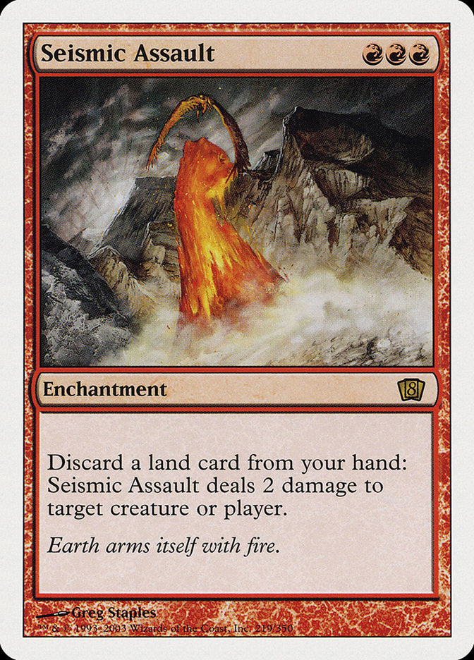 Seismic Assault [Eighth Edition] | Card Merchant Takapuna