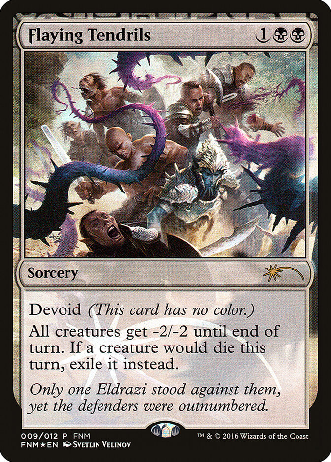 Flaying Tendrils [Friday Night Magic 2016] | Card Merchant Takapuna