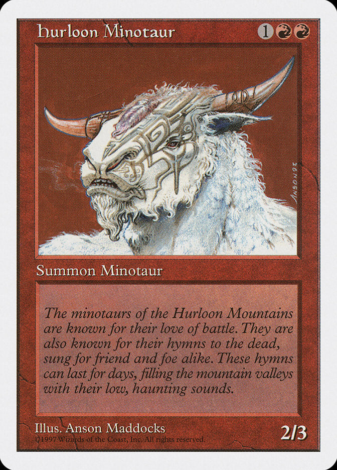 Hurloon Minotaur [Fifth Edition] | Card Merchant Takapuna