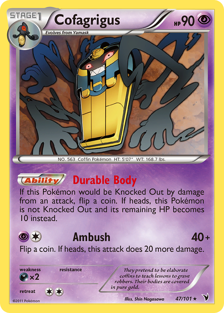 Cofagrigus (47/101) [Black & White: Noble Victories] | Card Merchant Takapuna