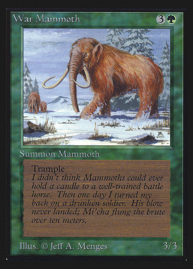 War Mammoth [International Collectors' Edition] | Card Merchant Takapuna