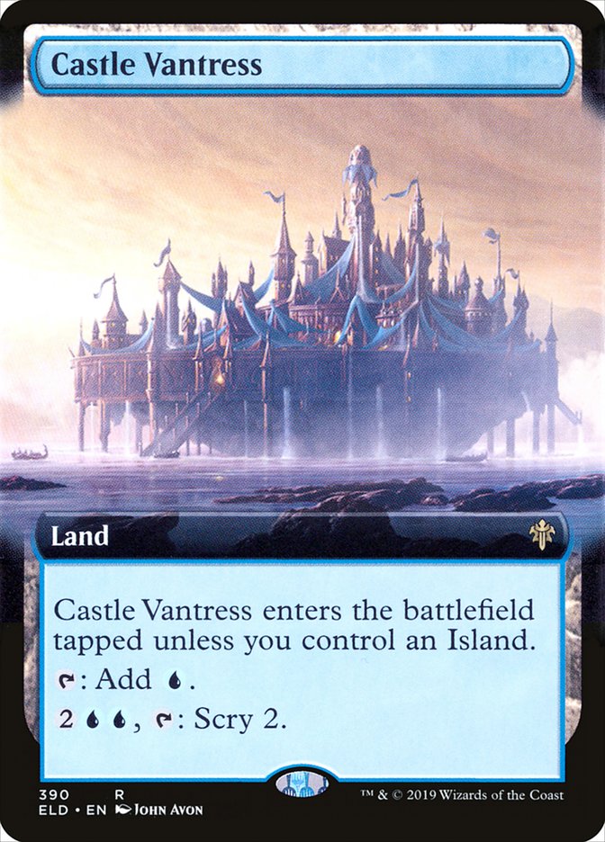 Castle Vantress (Extended Art) [Throne of Eldraine] | Card Merchant Takapuna