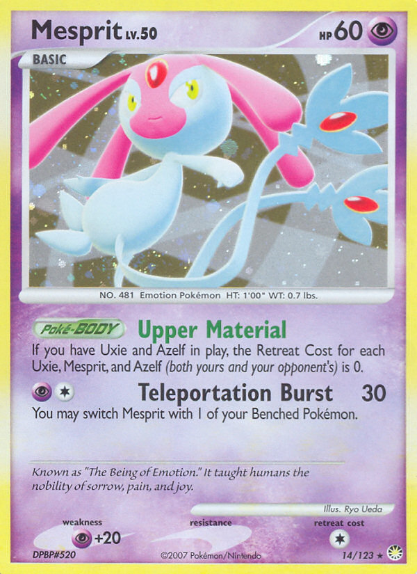 Mesprit (14/123) [Diamond & Pearl: Mysterious Treasures] | Card Merchant Takapuna