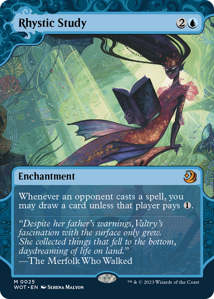 Rhystic Study [Wilds of Eldraine: Enchanting Tales] | Card Merchant Takapuna