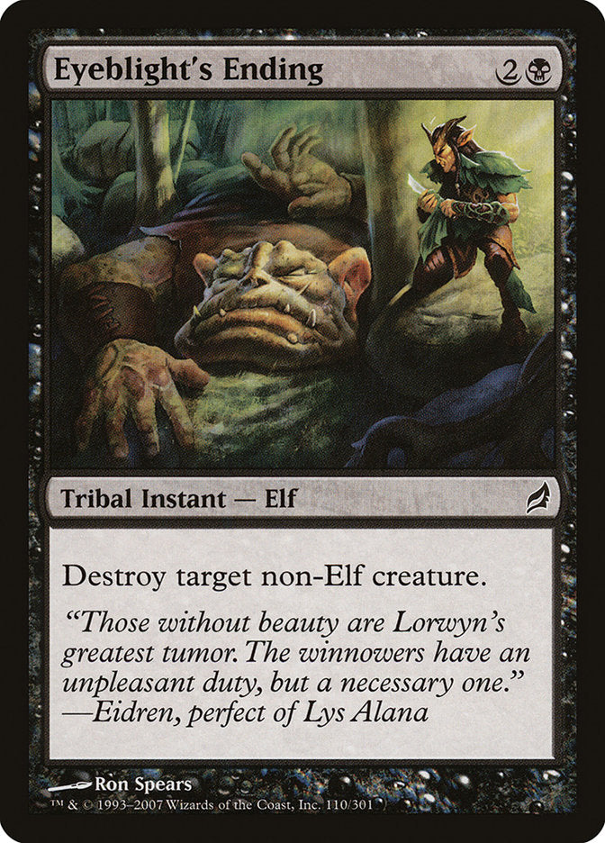 Eyeblight's Ending [Lorwyn] | Card Merchant Takapuna