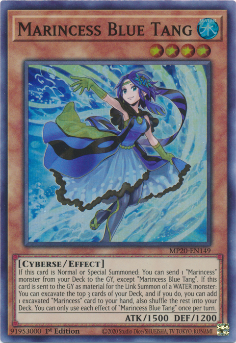 Marincess Blue Tang [MP20-EN149] Super Rare | Card Merchant Takapuna