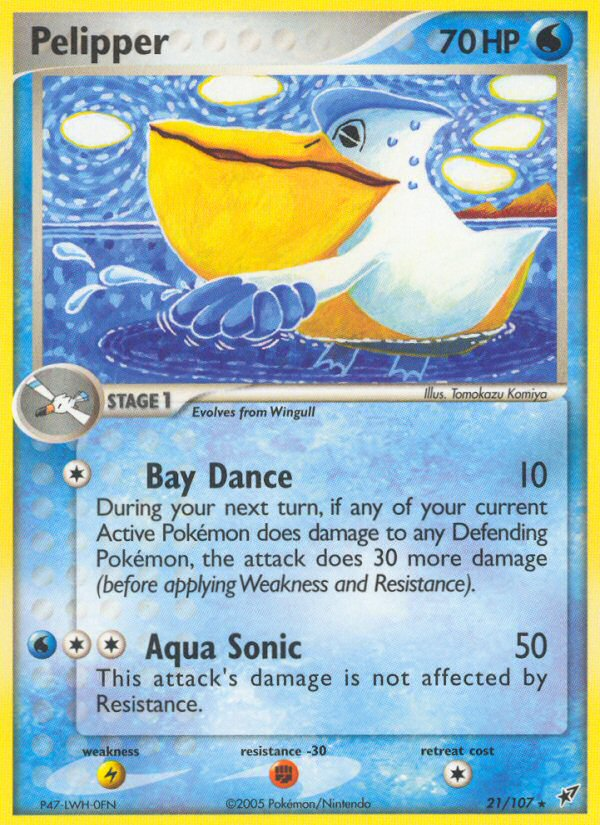 Pelipper (21/107) [EX: Deoxys] | Card Merchant Takapuna