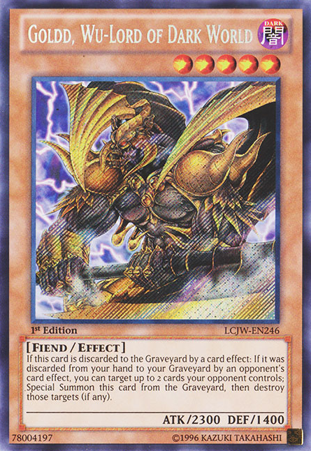 Goldd, Wu-Lord of Dark World [LCJW-EN246] Secret Rare | Card Merchant Takapuna