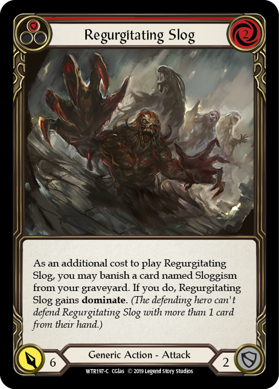 Regurgitating Slog (Red) [WTR197-C] (Welcome to Rathe)  Alpha Print Rainbow Foil | Card Merchant Takapuna