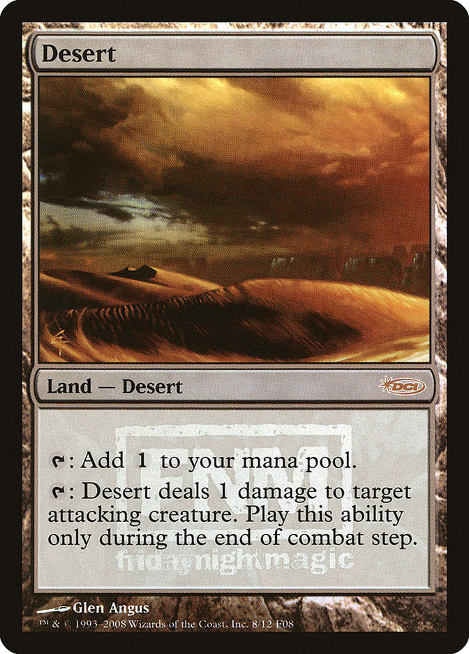 Desert [Friday Night Magic 2008] | Card Merchant Takapuna
