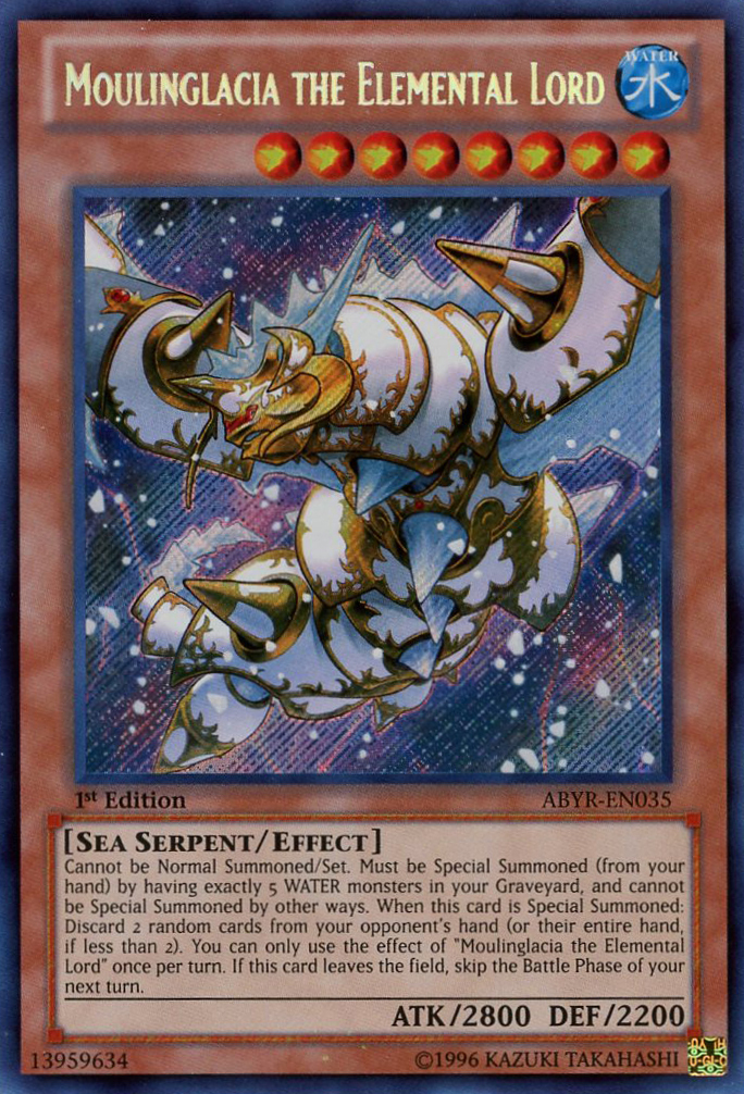 Moulinglacia the Elemental Lord [ABYR-EN035] Secret Rare | Card Merchant Takapuna