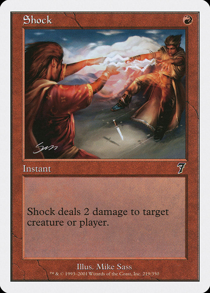 Shock [Seventh Edition] | Card Merchant Takapuna
