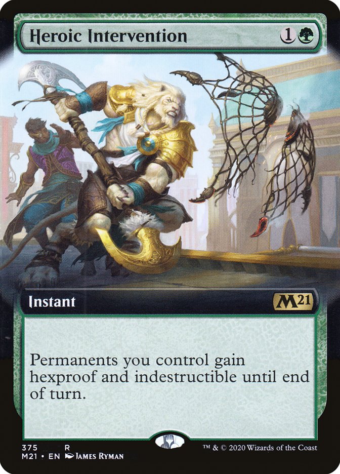 Heroic Intervention (Extended Art) [Core Set 2021] | Card Merchant Takapuna