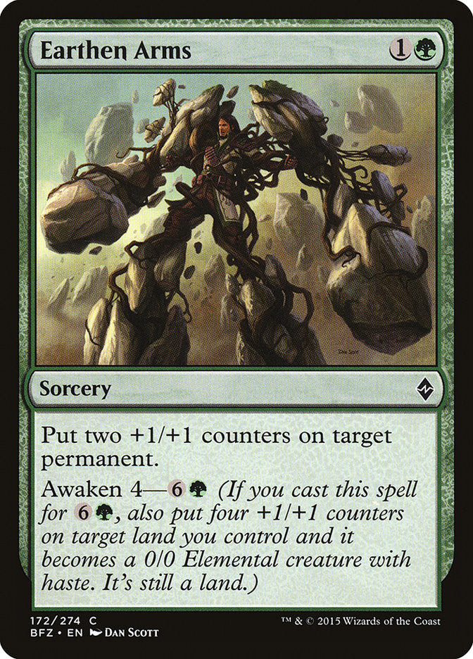 Earthen Arms [Battle for Zendikar] | Card Merchant Takapuna