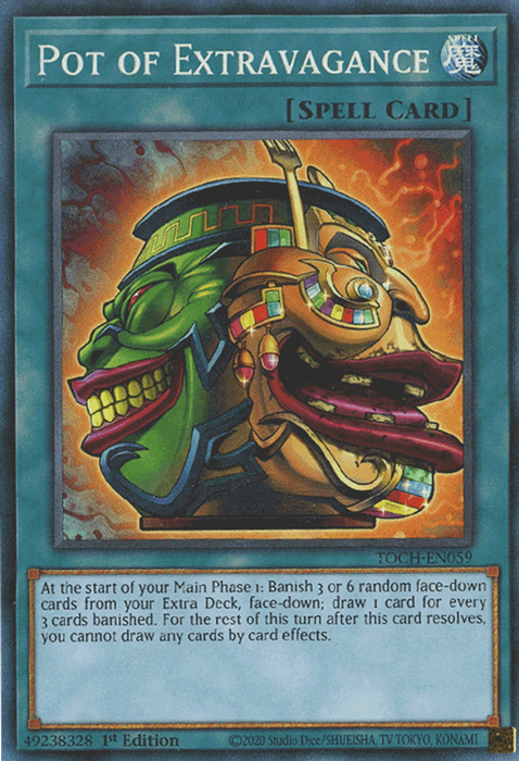 Pot of Extravagance [TOCH-EN059] Collector's Rare | Card Merchant Takapuna