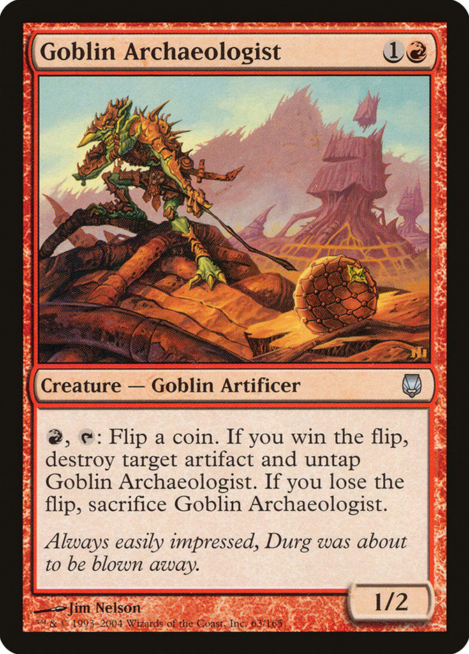 Goblin Archaeologist [Darksteel] | Card Merchant Takapuna