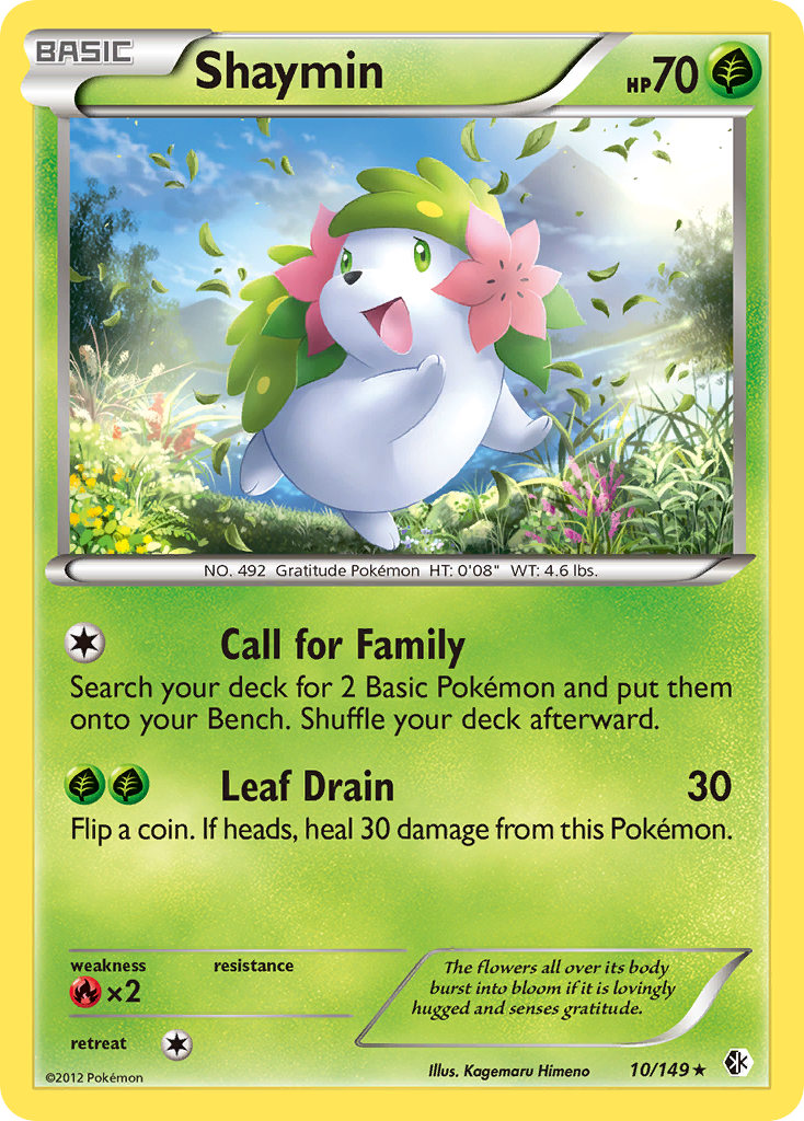Shaymin (10/149) [Black & White: Boundaries Crossed] | Card Merchant Takapuna
