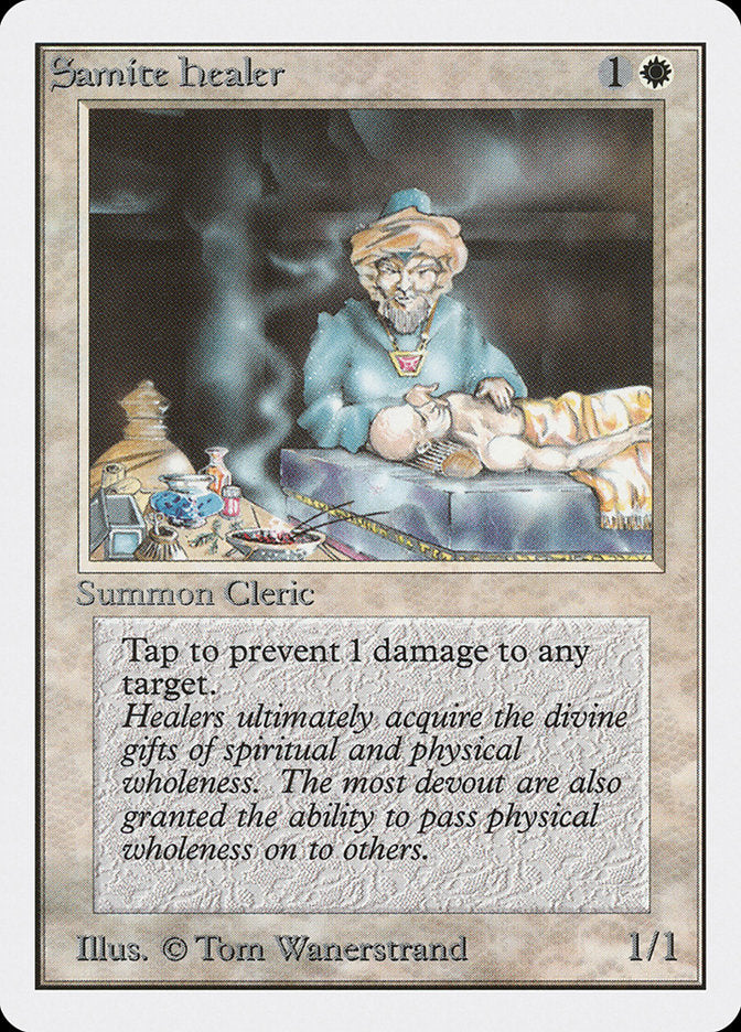 Samite Healer [Unlimited Edition] | Card Merchant Takapuna
