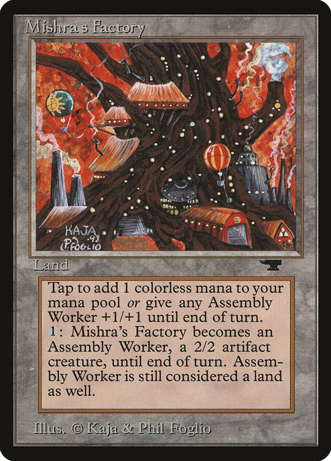 Mishra's Factory (Orange Background) [Antiquities] | Card Merchant Takapuna