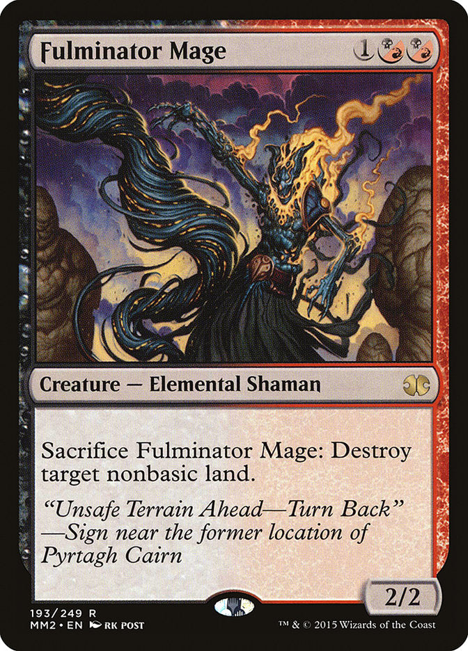 Fulminator Mage [Modern Masters 2015] | Card Merchant Takapuna