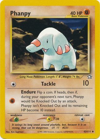Phanpy (43/111) [Neo Genesis Unlimited] | Card Merchant Takapuna