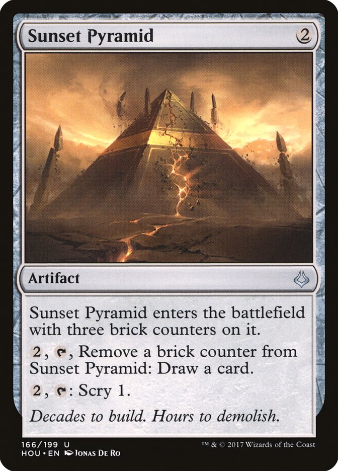 Sunset Pyramid [Hour of Devastation] | Card Merchant Takapuna