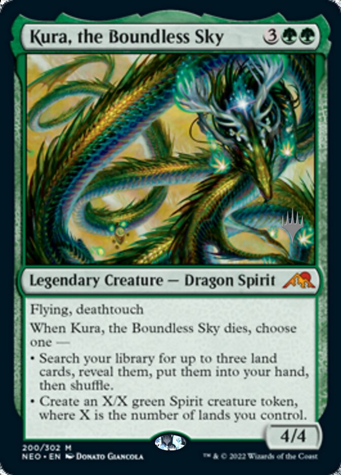 Kura, the Boundless Sky (Promo Pack) [Kamigawa: Neon Dynasty Promos] | Card Merchant Takapuna