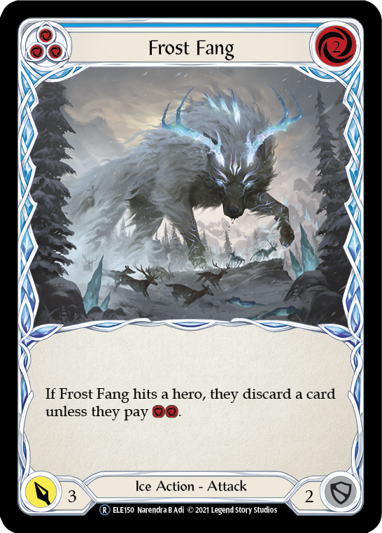 Frost Fang (Blue) [U-ELE150] (Tales of Aria Unlimited)  Unlimited Normal | Card Merchant Takapuna
