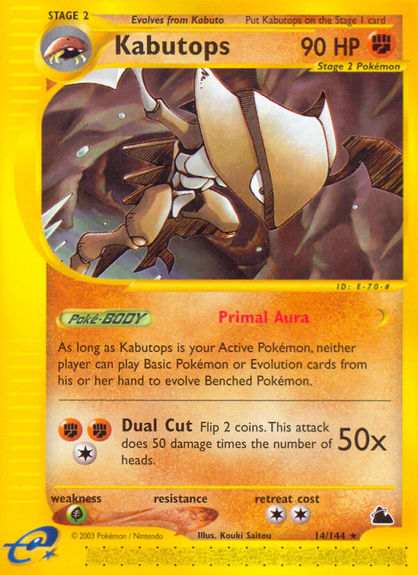 Kabutops (14/144) [Skyridge] | Card Merchant Takapuna