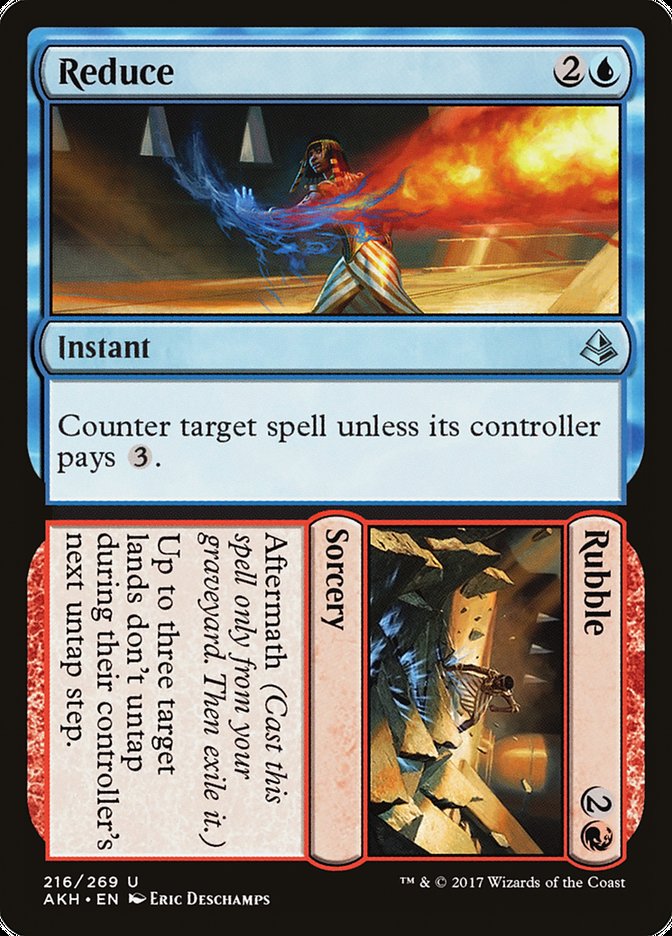 Reduce // Rubble [Amonkhet] | Card Merchant Takapuna