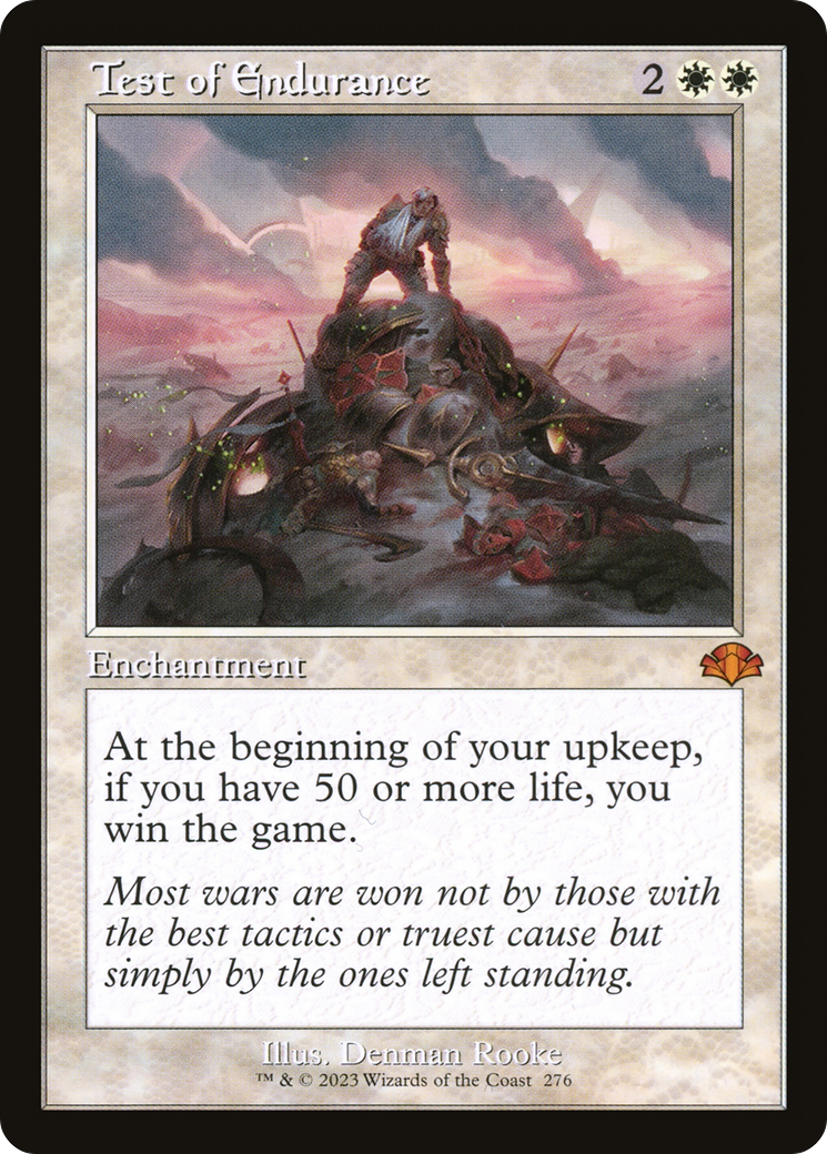 Test of Endurance (Retro) [Dominaria Remastered] | Card Merchant Takapuna