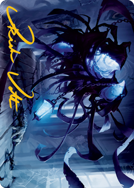 Spectral Adversary Art Card (Gold-Stamped Signature) [Innistrad: Midnight Hunt Art Series] | Card Merchant Takapuna