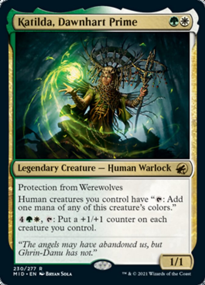 Katilda, Dawnhart Prime [Innistrad: Midnight Hunt] | Card Merchant Takapuna