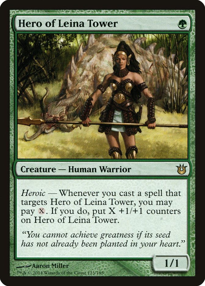 Hero of Leina Tower [Born of the Gods] | Card Merchant Takapuna