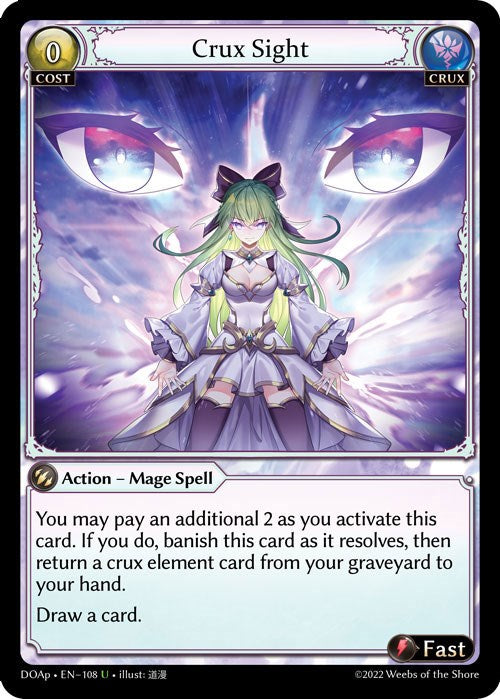 Crux Sight (108) [Dawn of Ashes: Prelude] | Card Merchant Takapuna
