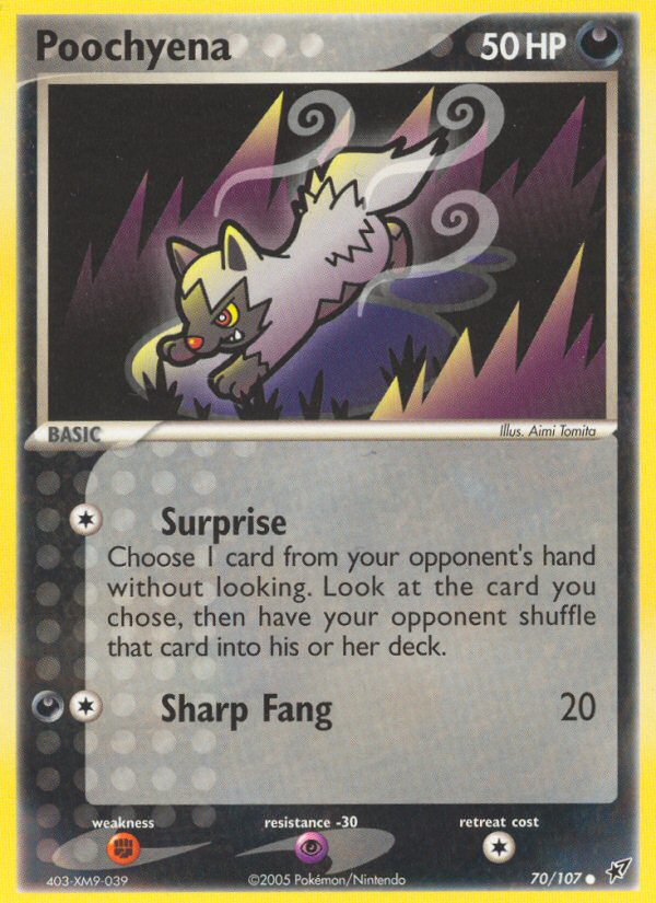 Poochyena (70/107) [EX: Deoxys] | Card Merchant Takapuna