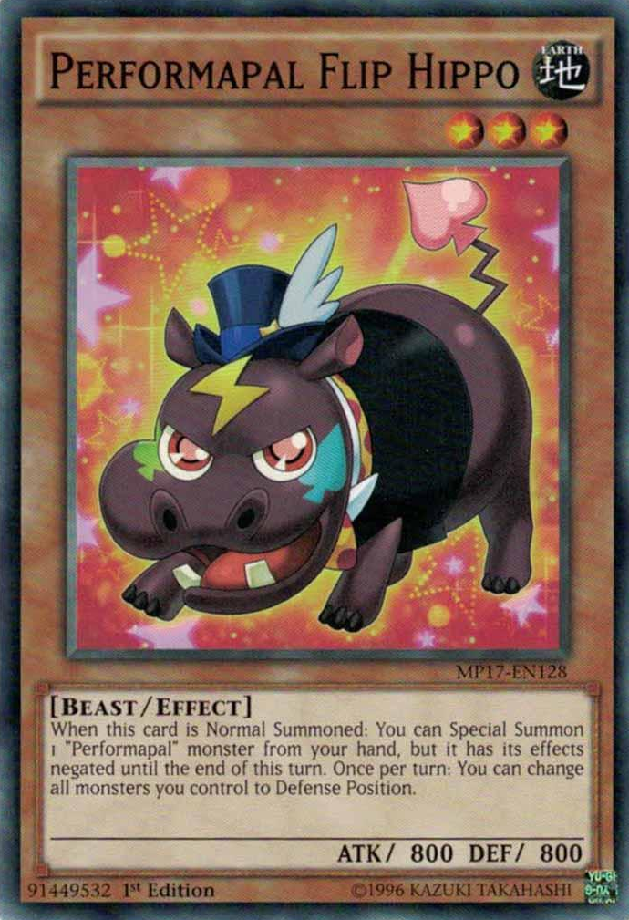 Performapal Flip Hippo [MP17-EN128] Common | Card Merchant Takapuna