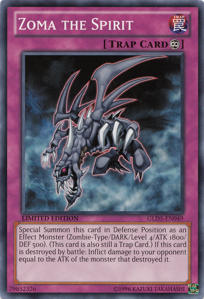 Zoma the Spirit [GLD5-EN049] Common | Card Merchant Takapuna