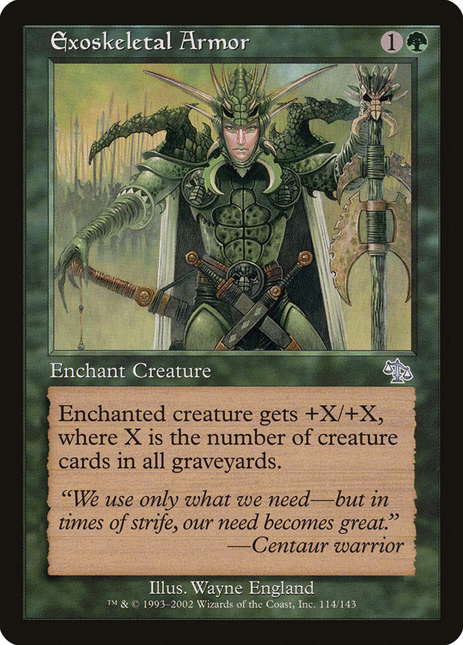 Exoskeletal Armor [Judgment] | Card Merchant Takapuna