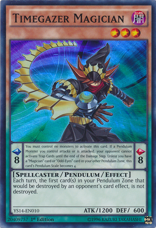 Timegazer Magician [YS14-EN010] Super Rare | Card Merchant Takapuna