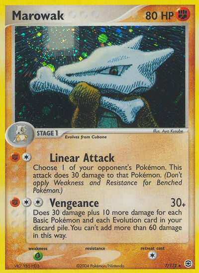 Marowak (7/112) [EX: FireRed & LeafGreen] | Card Merchant Takapuna