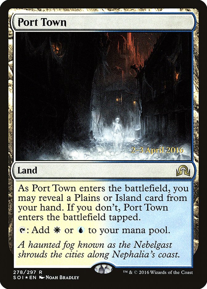 Port Town [Shadows over Innistrad Prerelease Promos] | Card Merchant Takapuna