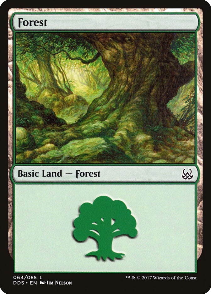 Forest (64) [Duel Decks: Mind vs. Might] | Card Merchant Takapuna