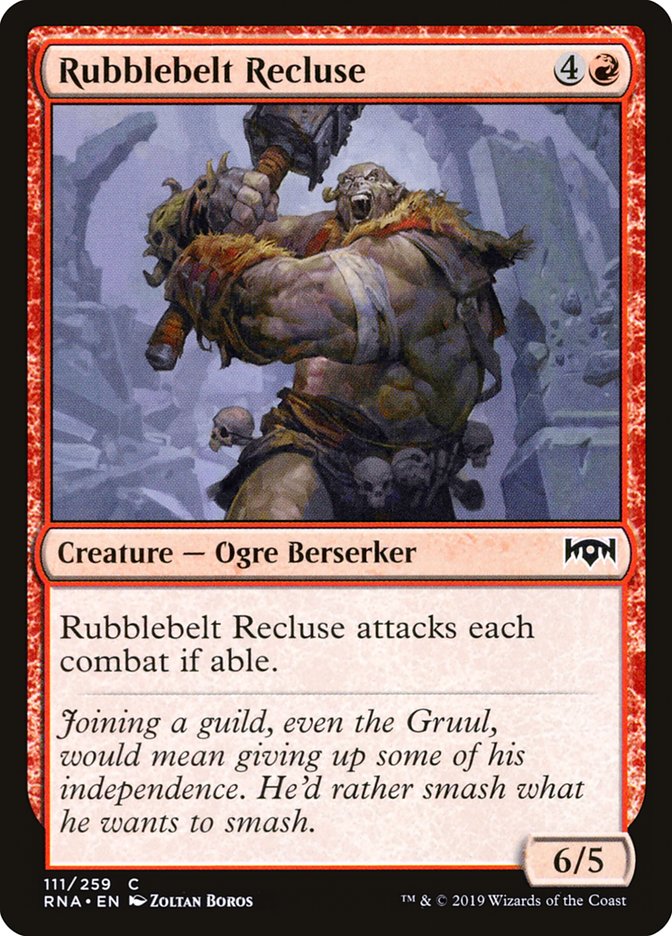 Rubblebelt Recluse [Ravnica Allegiance] | Card Merchant Takapuna