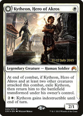 Kytheon, Hero of Akros // Gideon, Battle-Forged [Magic Origins Prerelease Promos] | Card Merchant Takapuna