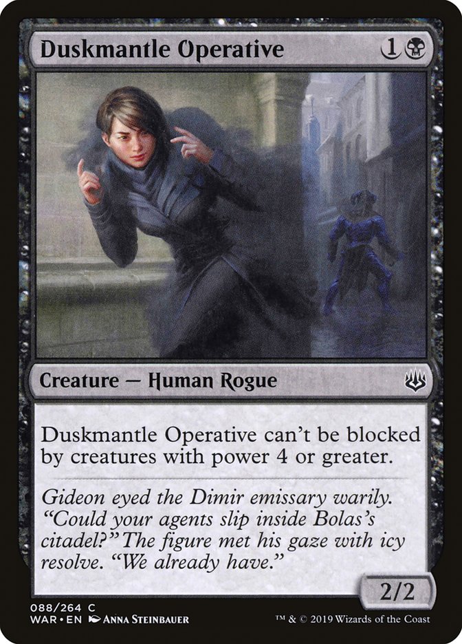 Duskmantle Operative [War of the Spark] | Card Merchant Takapuna