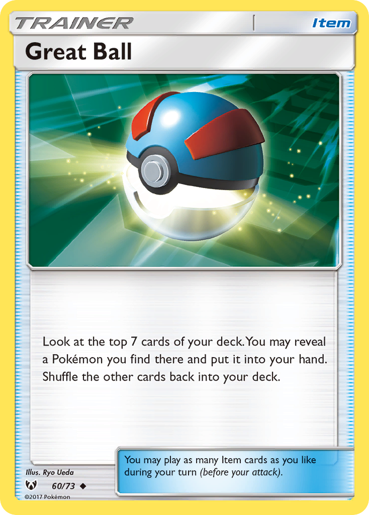 Great Ball (60/73) [Sun & Moon: Shining Legends] | Card Merchant Takapuna